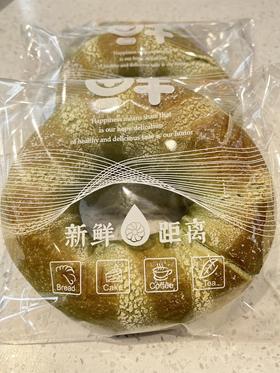 抹茶红豆欧包