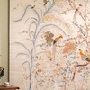 【已售】独角鹿西洋古董 1900年代中国出品「锦上添花」传统东方花鸟主题大型粤绣挂屏 商品缩略图3