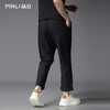 PINLI品立2025夏季新款男士拼接设计感九分裤潮牌百搭宽松休闲裤B252117041 商品缩略图2