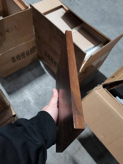 仿胡桃木铝片授权牌 商品图2