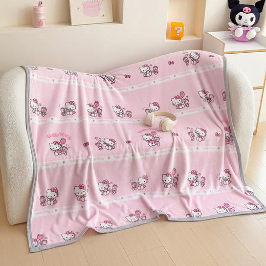 【三丽鸥家族】新款三丽鸥卡通A类双面牛奶绒儿童幼儿园小盖毯午睡四季空调毛毯子。ry 商品图6