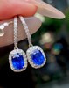 2.19ct刻面蓝宝石耳坠 商品缩略图1