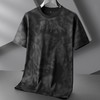 【丝光棉】【DPF】大依优型大码短袖T恤时尚休闲做旧半袖大码上衣夏季肥佬宽松圆领百搭男士 商品缩略图1