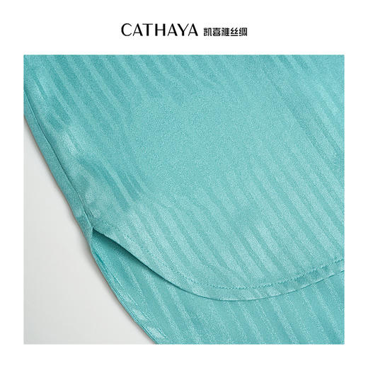 凯喜雅 蝴蝶缎套衫100%桑蚕丝 商品图4