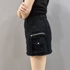 MZ后松紧工装短半裙（黑）夏季152020100321 商品缩略图2