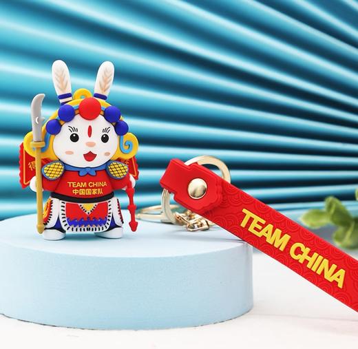 TEAM CHINA 癸卯年得胜兔立体钥匙扣 商品图2