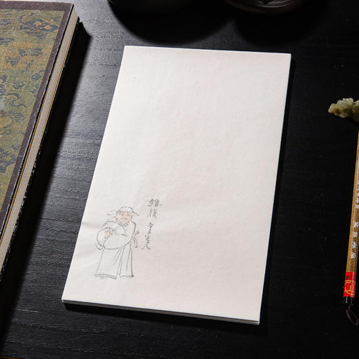 90年代制套色木版水印齐白石信笺 商品图7