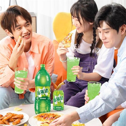 美年达苹果味果型汽水 330ml*1听/6听 商品图2