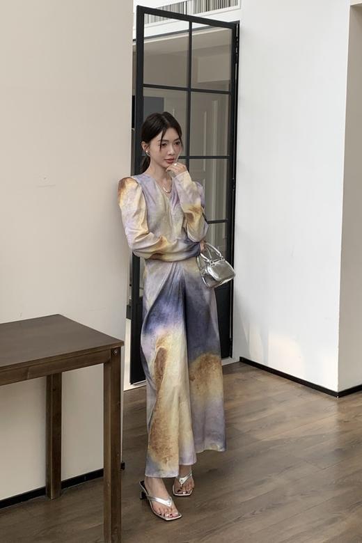 ANSUABEL 设计感晕染渐变连衣裙 20074 商品图1