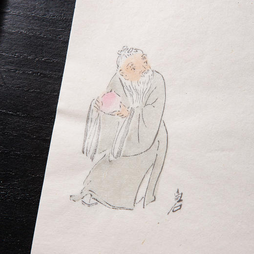 90年代制套色木版水印齐白石信笺 商品图6