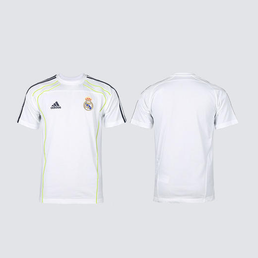 小李子ADIDAS阿迪达斯皇马运动休闲文化舒适短袖T恤成人男JF2591 商品图4