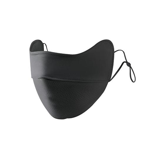 小莉同学 PF50+防晒纯色护眼角口罩FZ-46（黑/灰） 商品图0