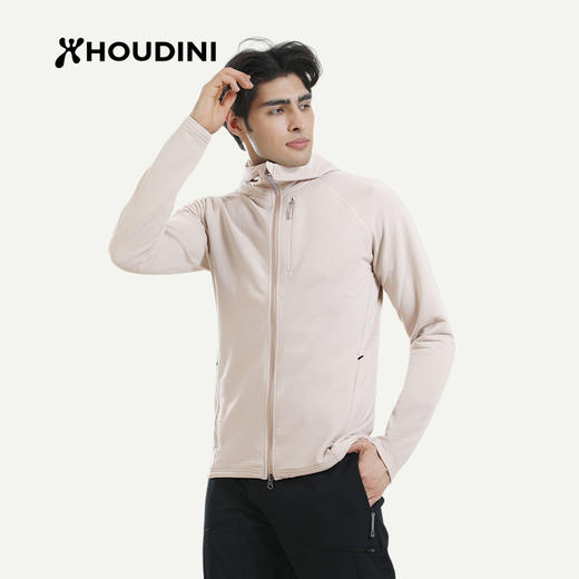 HOUDINI胡丁尼Aero Houdi航天户外男轻薄连帽抓绒衣外套 830036 商品图4
