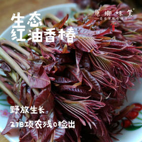 【预售】生态红油香椿（基地直发-京东包邮）| 多种规格，来自山西中条山，生产者：蒲韩青年公社社员，【合作生产，公平贸易】