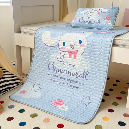 【精选A类乳胶，透气吸汗~】卡通三丽鸥加厚A类乳胶 宝宝空调席 幼儿园午休透气吸汗垫-QQ 商品图0