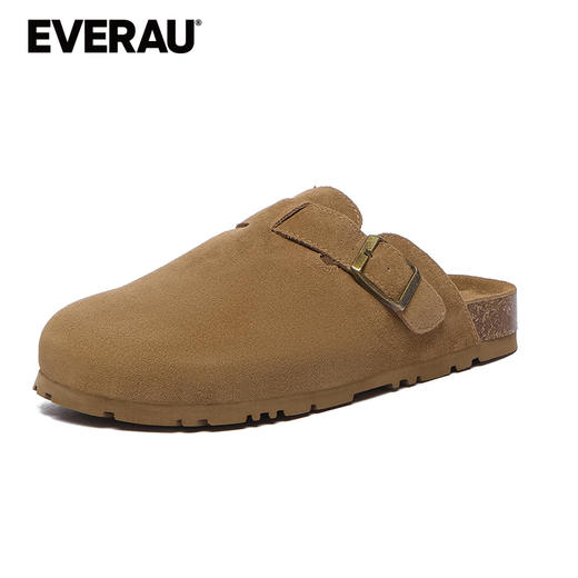 EVERAU经典沙滩休闲半包男女同款拖鞋EA5048 商品图4