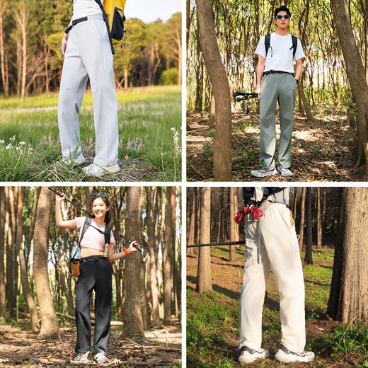 【寒水石凉感 不惧夏日高温】素湃云壳全效防污裤C3522 面料防泼水 滴水难漏不易湿 商品图3