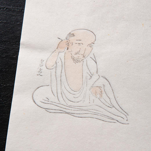 90年代制套色木版水印齐白石信笺 商品图4