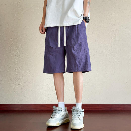 【YW】无忧购韩系百搭薄款宽松速干运动休闲五分短裤9981（截单后7天发货) 商品图5
