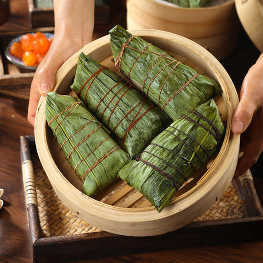 【霸王粽！加肉加量不加价~】粽子250g霸王粽 新鲜肉粽子 嘉兴风味特产 蛋黄肉粽大粽端午节-QQ 商品图3