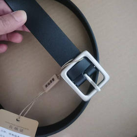 黑色牛皮腰带 不退不换