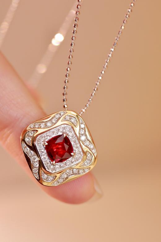 1.03ct刻面红宝石吊坠 商品图2