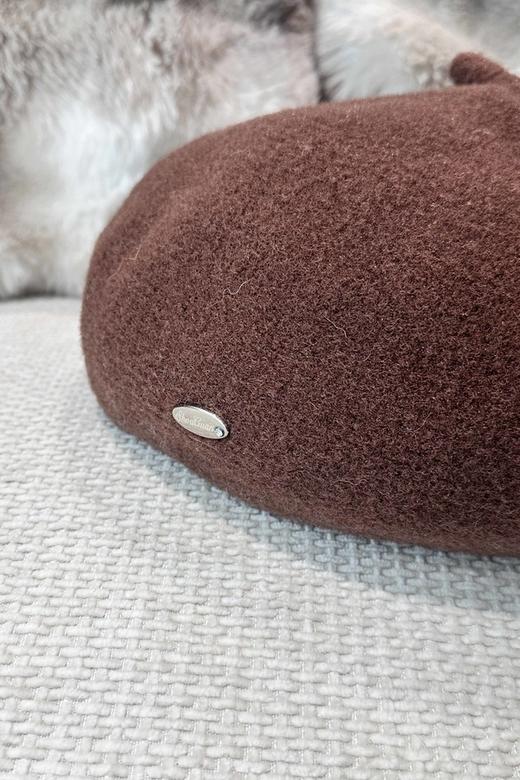 Say Something 文艺范棕色简约贝雷帽 21270 商品图2