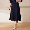 【深蓝色a字半身裙】EITIE爱特爱优雅通勤高腰显瘦2025夏新款B2506608 商品缩略图3