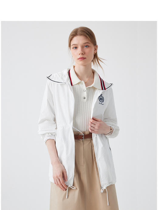 Teenie Weenie小熊字母连帽外套女夏季女外套TTJJ252401W 商品图3