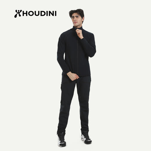 HOUDINI胡丁尼AeroJacket航天户外男立领抓绒衣夹克外套 830041 商品图5