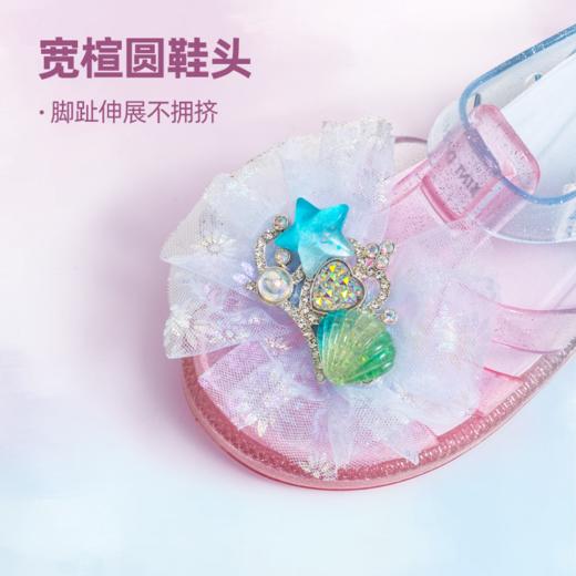 【云优选】MINIDD儿童凉鞋女童渐变公主鞋网纱罗马鞋 商品图1