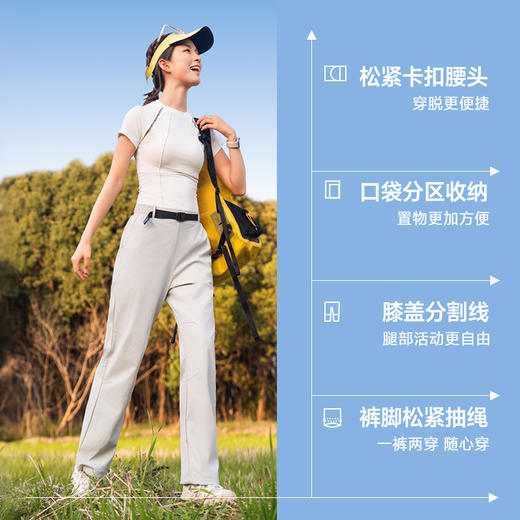 【寒水石凉感 不惧夏日高温】素湃云壳全效防污裤C3522 面料防泼水 滴水难漏不易湿 商品图4