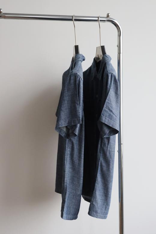 R.R.L 美式复古 棉麻混纺 短袖衬衫 TX417 商品图4