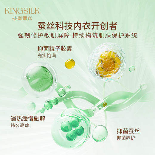 「泰国皇·室御用丝绸品牌」钱皇 蚕丝私护内裤 5条/盒（浅奶紫霜+裸感肤色+浅冰露粉+浅黄杏色+浅云冰兰） 商品图3