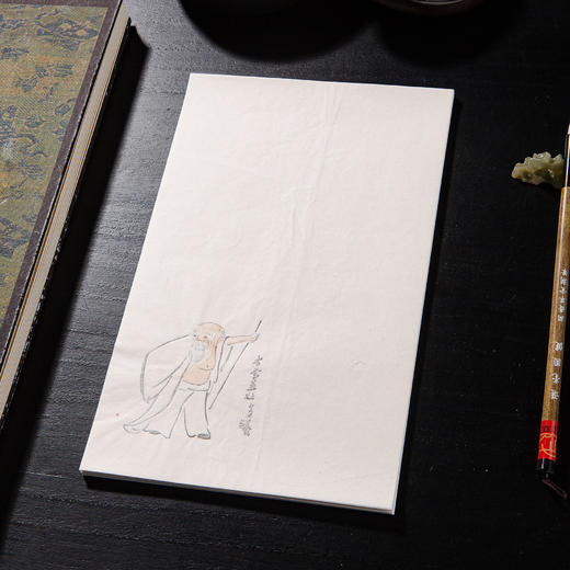 90年代制套色木版水印齐白石信笺 商品图11