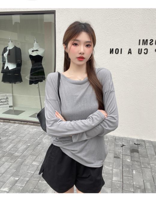 🔥【骆柒柒#A088天丝雪花空调衫】颜值顶天的天丝防晒衫❗❗宽松版型遮肉显瘦即是防晒衣🌈又是空调衫。 🥰高级天丝面料轻薄透气，低饱和度色系上身真的软糯温柔🤩 商品图3