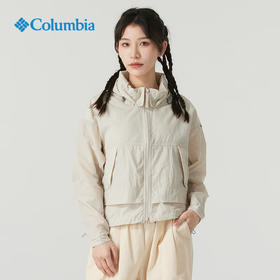 哥伦比亚女式连帽拒水外套WR4004