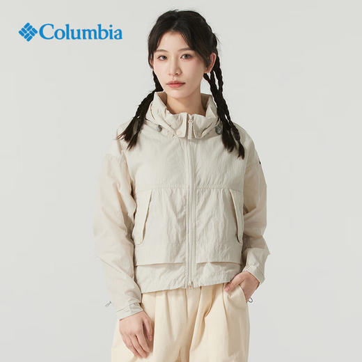 哥伦比亚女式连帽拒水外套WR4004 商品图0
