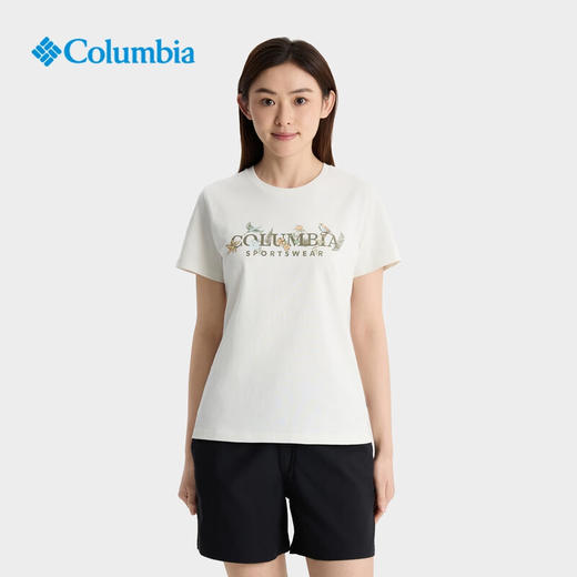 哥伦比亚女式纯棉短袖T恤AR5795 商品图0