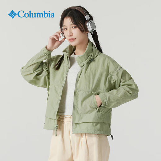 哥伦比亚女式连帽拒水外套WR4004 商品图3