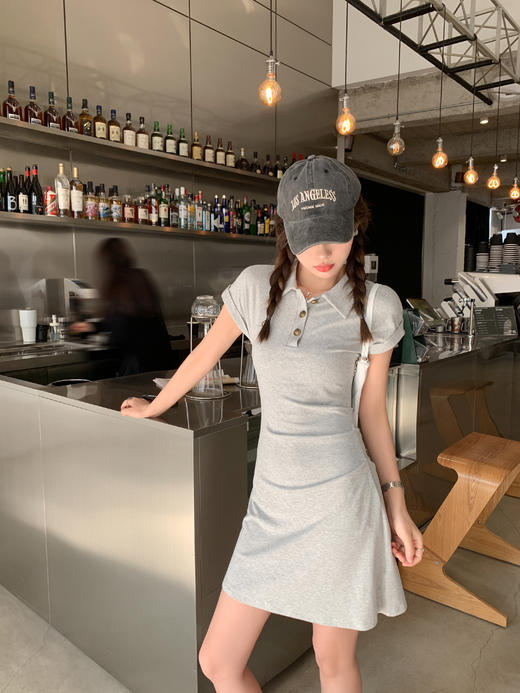 【169元任选2件】现货秒杀！卖完不补 ！翻领修身连衣裙长款 商品图12