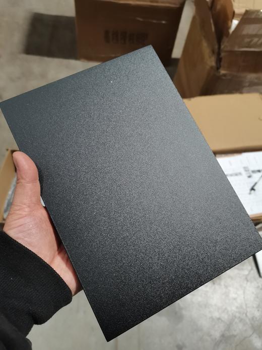 磨砂黑色铝片授权牌 商品图1