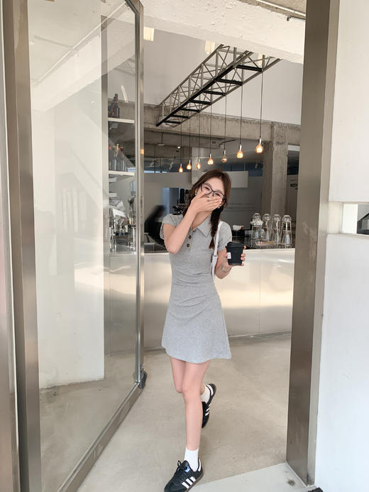 【169元任选2件】现货秒杀！卖完不补 ！翻领修身连衣裙长款 商品图14