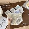【6条装❗️超仙蕾丝碎花内裤】穿上就像被云朵托住了，真的贼舒服～蝴蝶结盒装六件甜美女生花边女性感透气三角裤女 商品缩略图0