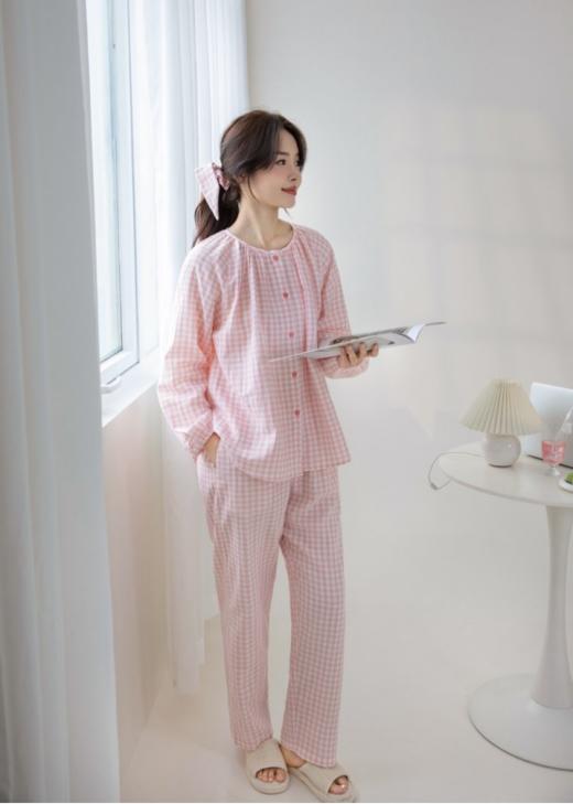 【玛万生活多巴胺双层纱多彩糖系列家居服系列】🙋♀ 棉质套装，舒服到直接躺平的家居服衣色彩穿上身，快乐秒上线！ 商品图6