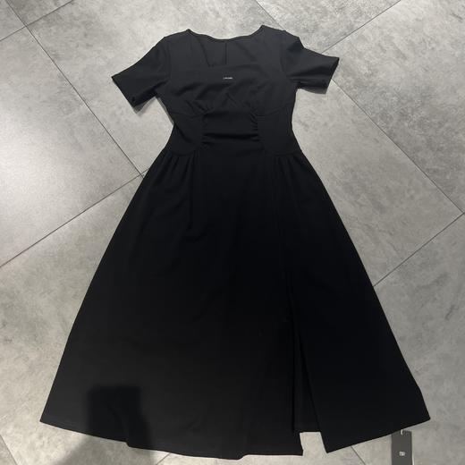 MZ收腰显瘦短袖连衣裙（黑）夏季152010480321 商品图3