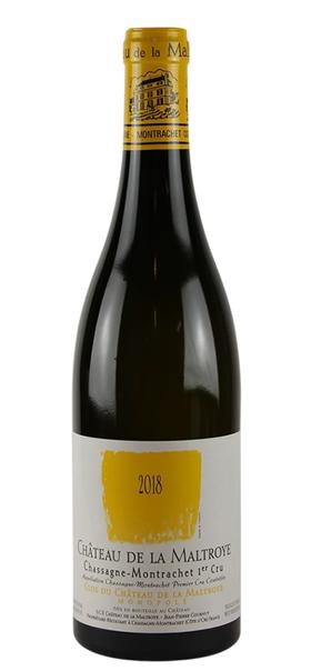 ChateaudelaMaltroyeChassagne-Montrachet1erCruBlanc'ClosduChateau'Monopole马塔罗城堡沙桑蒙哈榭村围城一级园白2018Y