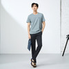【含桑蚕丝】柒牌男士短袖T恤2025夏季新款休闲百搭透气圆领上衣128T73260 商品缩略图3