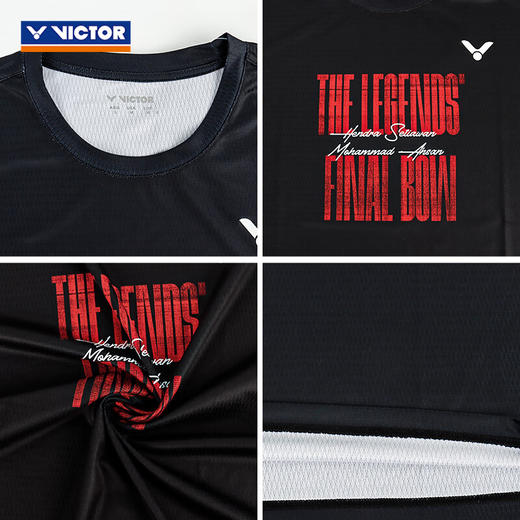 胜利威克多 男女同款 亨德拉限定版运动T恤 T-501DTL 商品图6