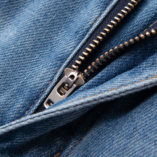 MYX-OZY-2572-L垂感修身通勤时尚牛仔裤宽松显瘦窄版阔腿裤春季新款休闲直筒裤 商品图3